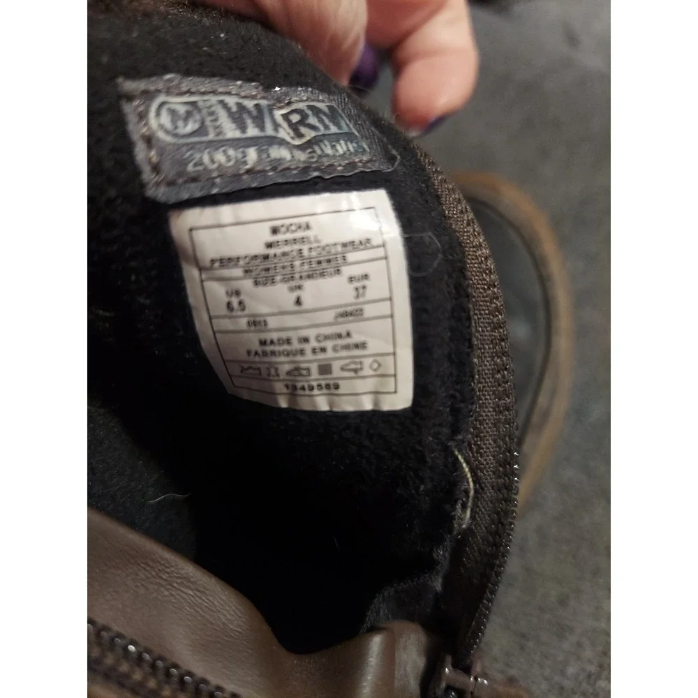 Merrell Decora Chant Boots Brown  Waterproof Leather Insulated 200g Women's 6.5